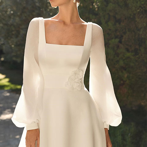 Vesido de novia elegante